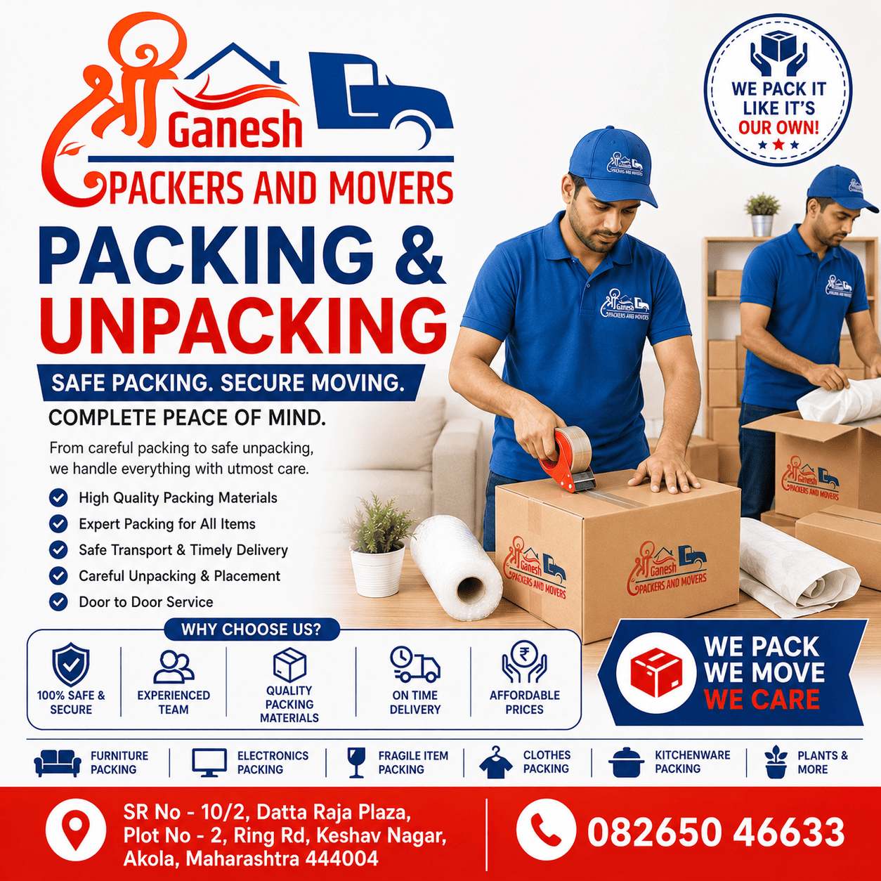 Packing and Unpacking Services in Akola