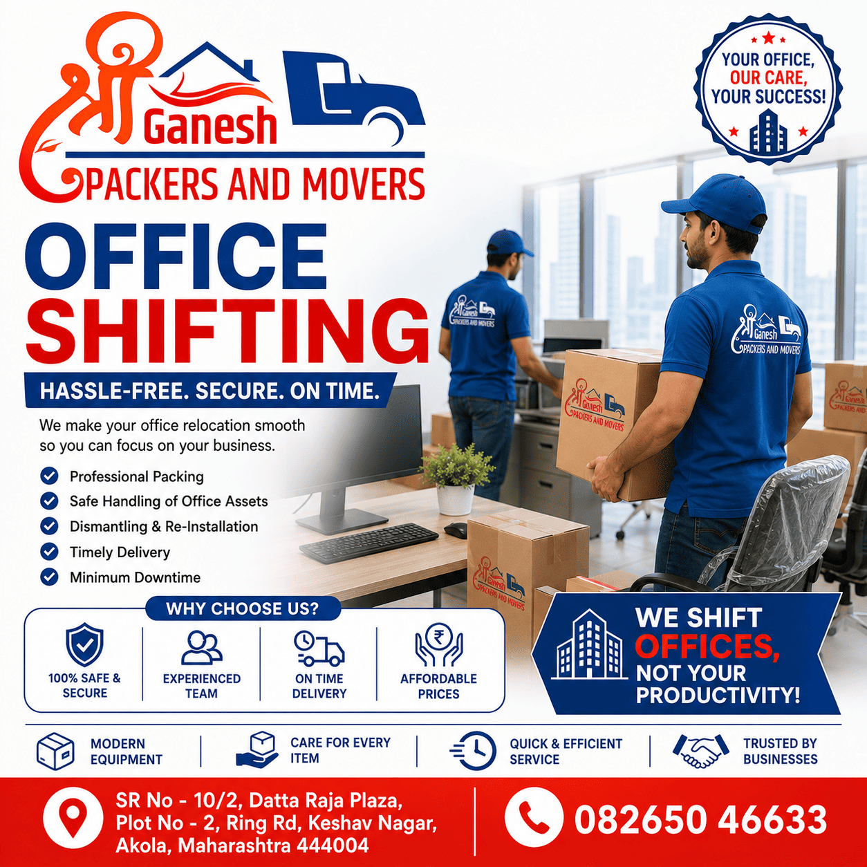 Office Shifting Services in Akola