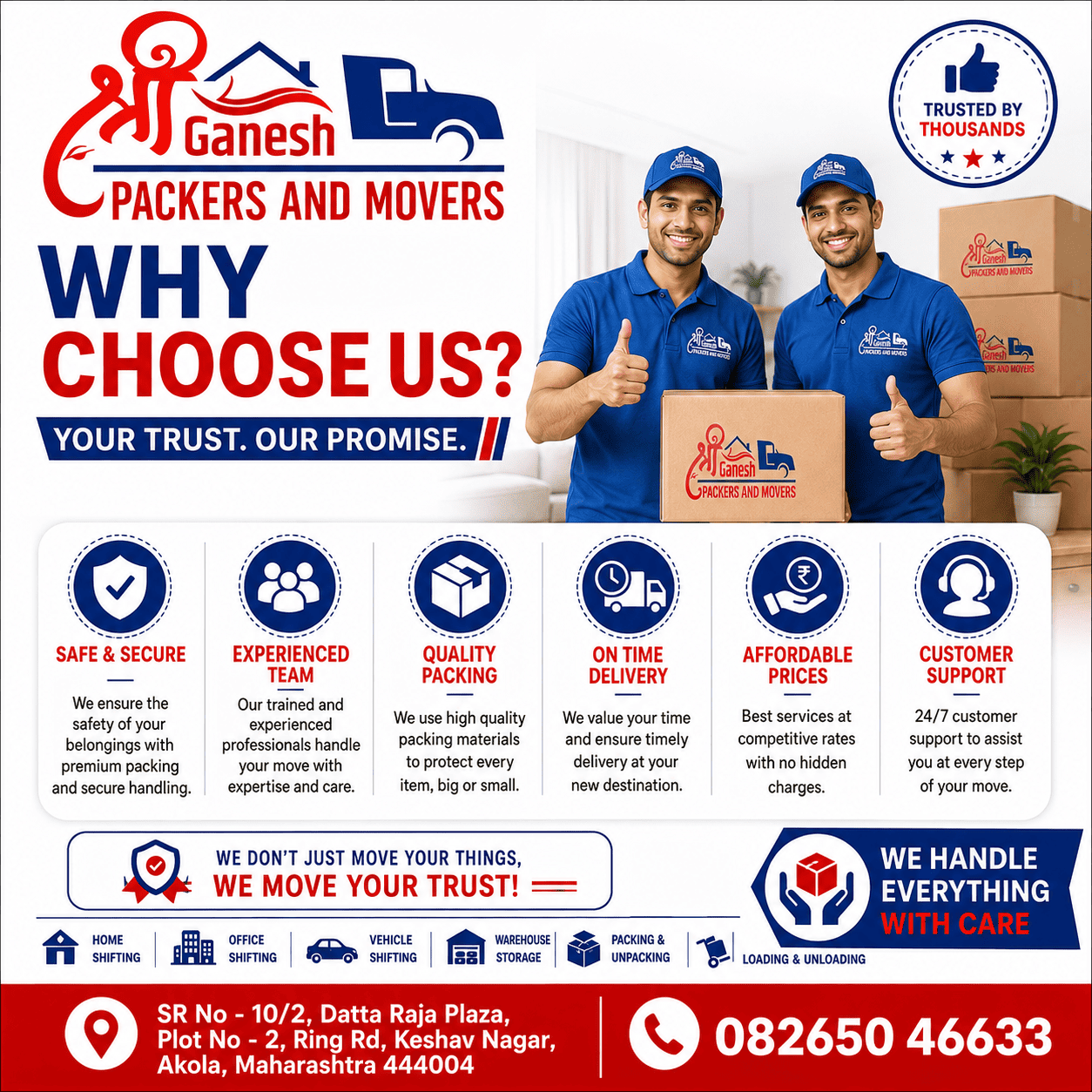 Why Choose Shree Ganesh Packers and Movers
